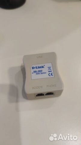 Сплиттер DSL-30CF adsl Splitter