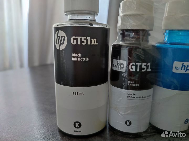 Чернила GT 51 52 краска для принтера hр 4 цвета