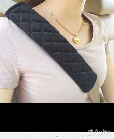 Накладки на ремни безопасности мягкие