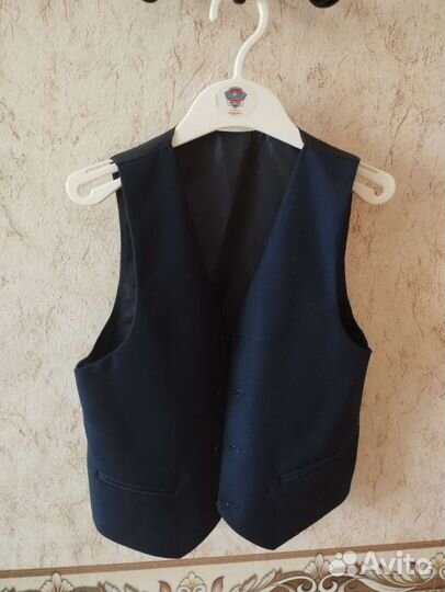 Пиджак школьный для мальчика 122-128