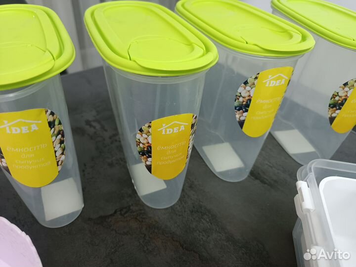 Контейнеры для сыпучих продуктов