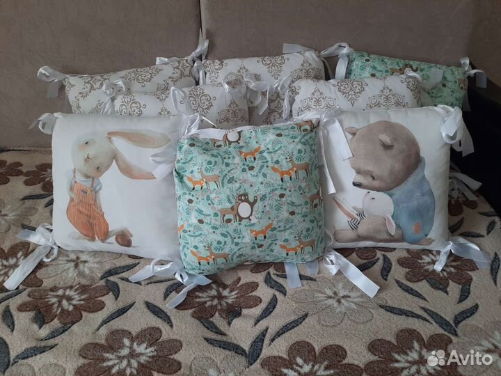 Бортики в кроватку