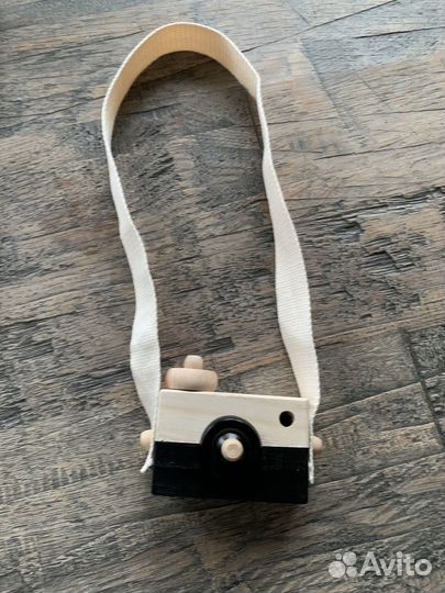 Детский деревянный фотоаппарат