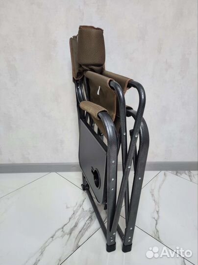 Туристический стул, складной, со столом