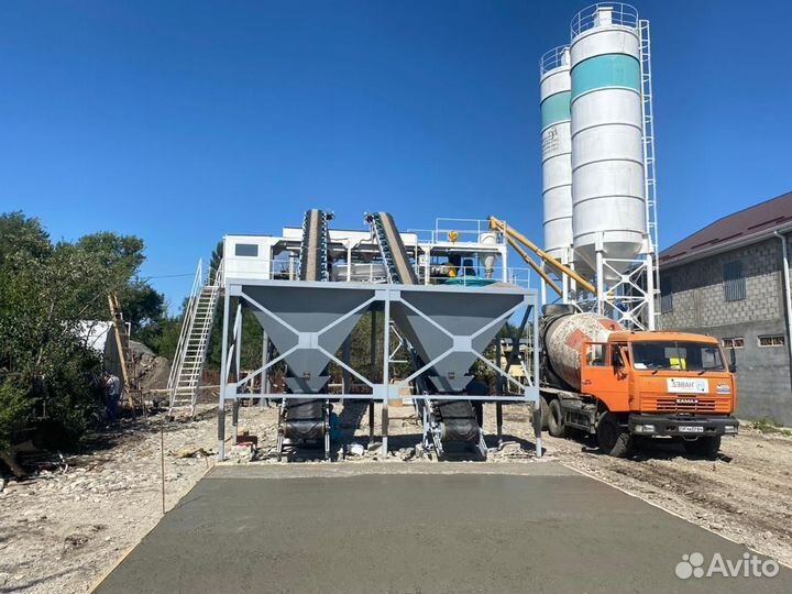 Мобильный бетонный завод бру рбу бсу