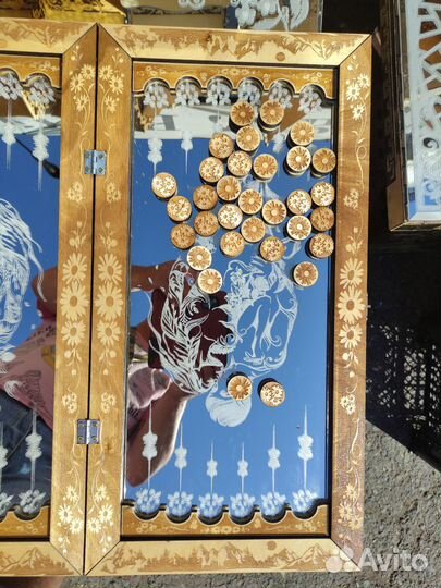 Нарды ручной работы 57х58 см