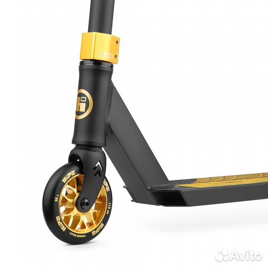 Трюковой самокат хайп х3 золотой