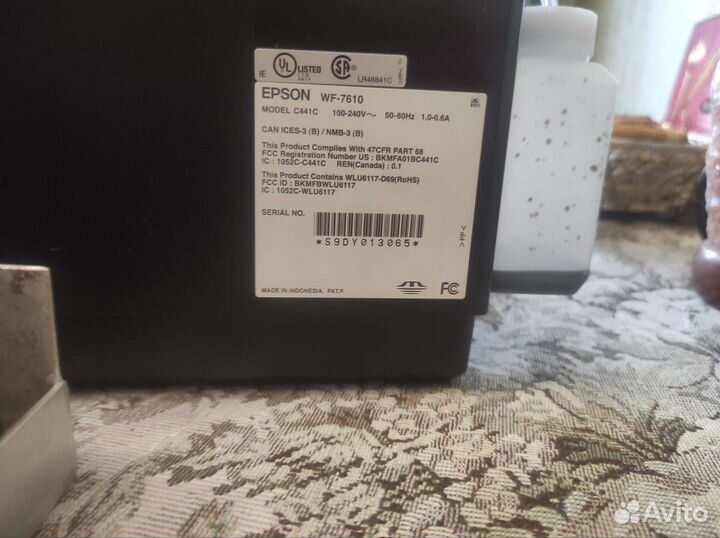 Epson wf-7610 мфу с снпч