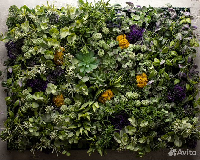 3D Фито картина, искусственные цветы, декор