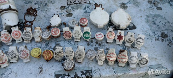 Старинные керамические пробки