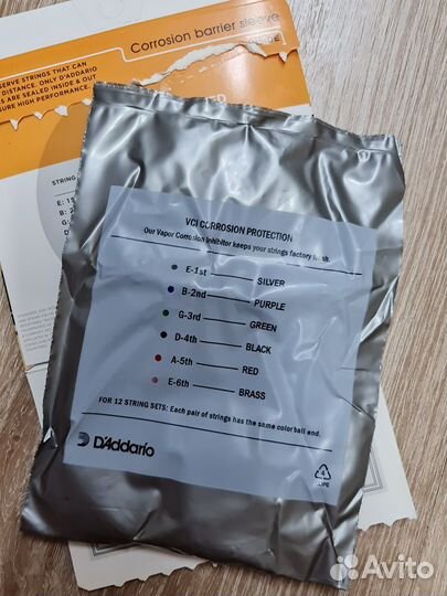 Струны для акустической гитары