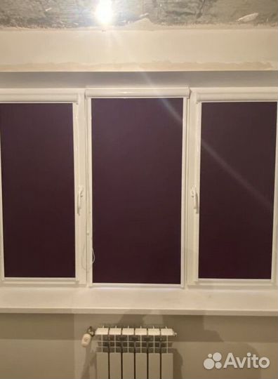 Рулонные шторы в коробе и с направляющими X0932