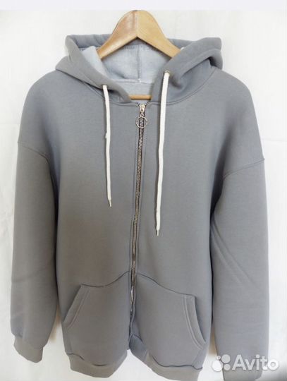 Толстовка худи на флисе 48/50 новое