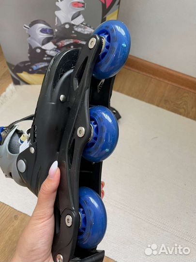 Роликовые коньки детские раздвижные