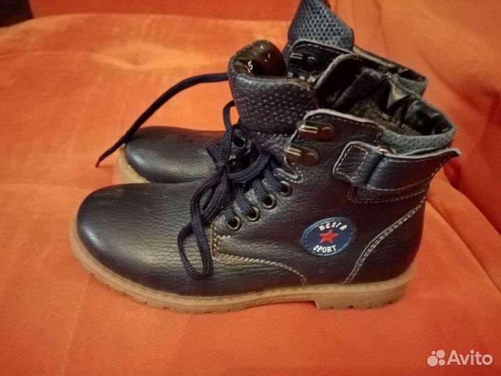 Ботинки зимние детские размер 35