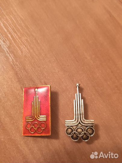 Значки Олимпиада 80