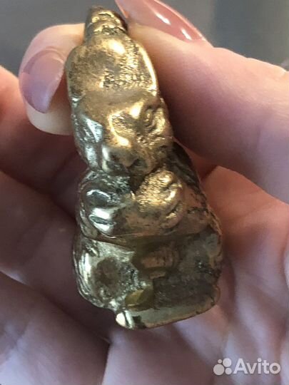 Статуэтка Белка высота 5см латунь