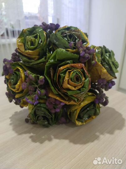 Букет из осенних листьев