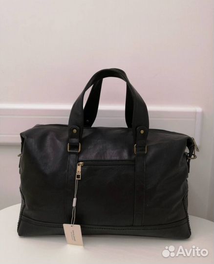 Кожаная спортивная сумка унисекс david jones