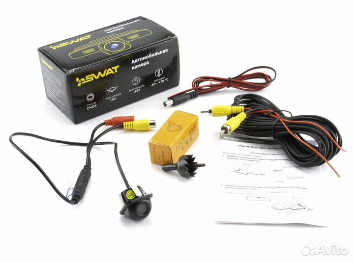 Универсальная камера заднего вида swat VDC-410