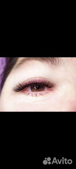 Наращивание ресниц, долговременная укладка бровей