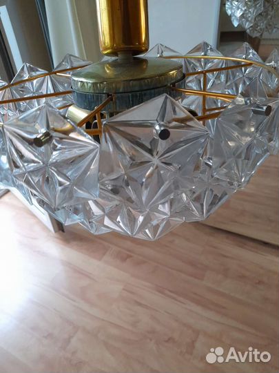 Люстра хрустальная,Искра, СССР