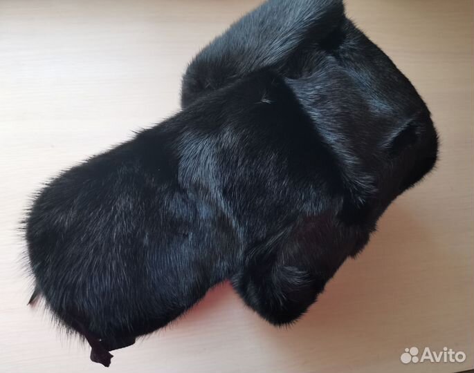 Норковая шапка мужская 60 размер