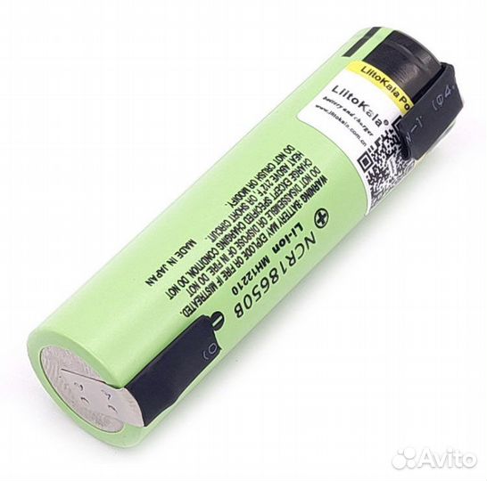 Аккумулятор-2 шт 18650 с никелем 3400 mAh