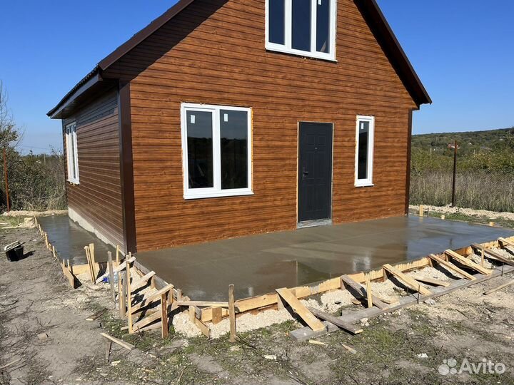 Строительные работы, дом под ключ. Каркасные дома