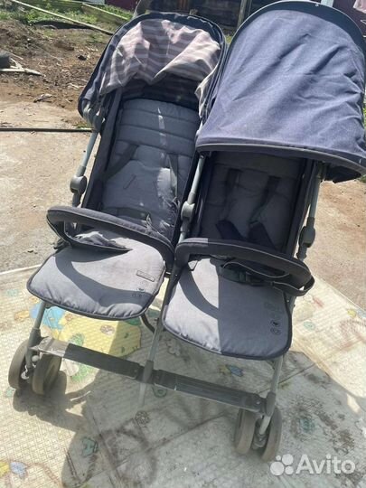 Прогулочная коляска для двойни или погодок