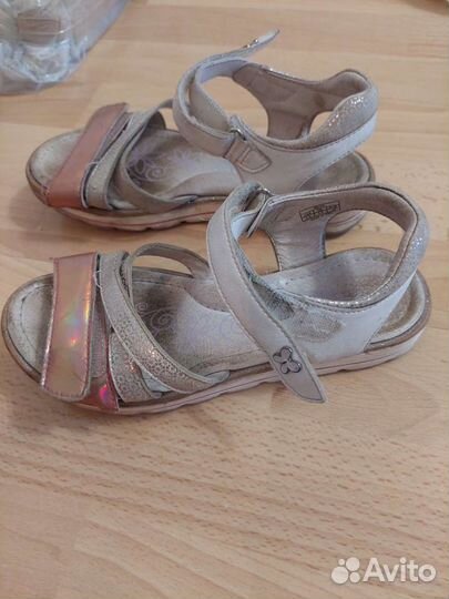 Обувь пакетом сандали для девочки 30 31 размер