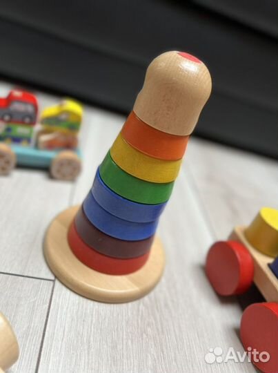 Игрушки деревянные икея 4 шт