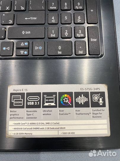 Acer aspire e5 575g 34ps