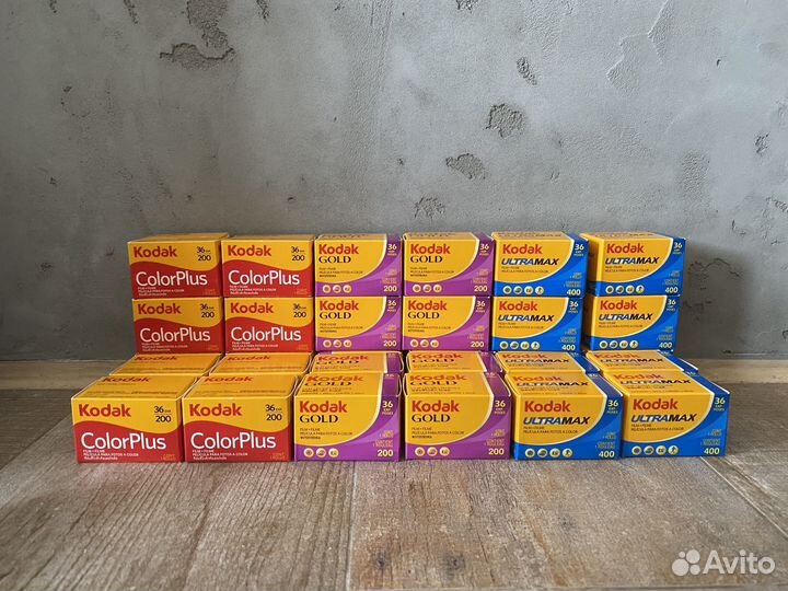 Фотопленки kodak colorplus gold ultramax 35мм