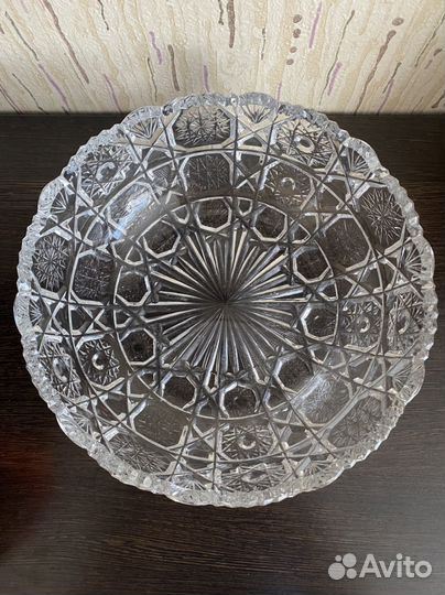 Ваза для фруктов. Хрусталь. 25 см