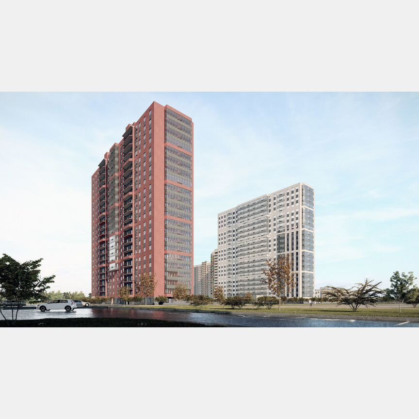 1-к. квартира, 35,1 м², 1/22 эт.