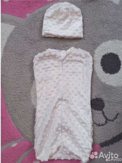 Конверт теплый на овчине и кокон на выписку