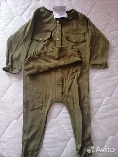 Детский военный костюм