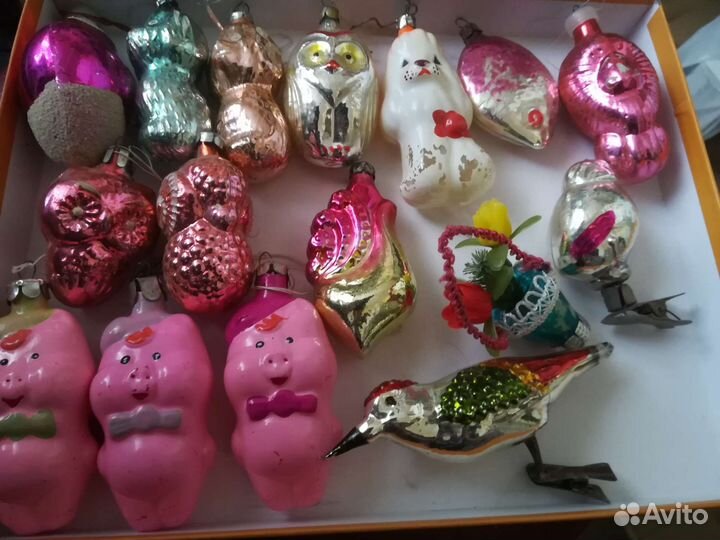 Елочные игрушки СССР и ГДР