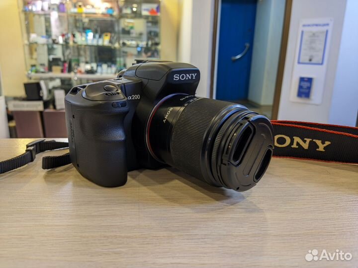 Фотоаппарат Sony Alpha dslr-A200 Kit 18-70