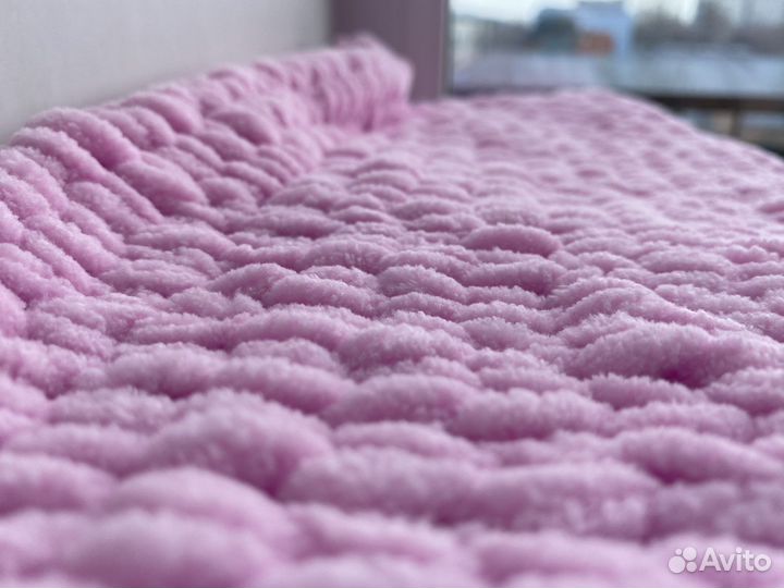 Плед детский вязаный ручная работа