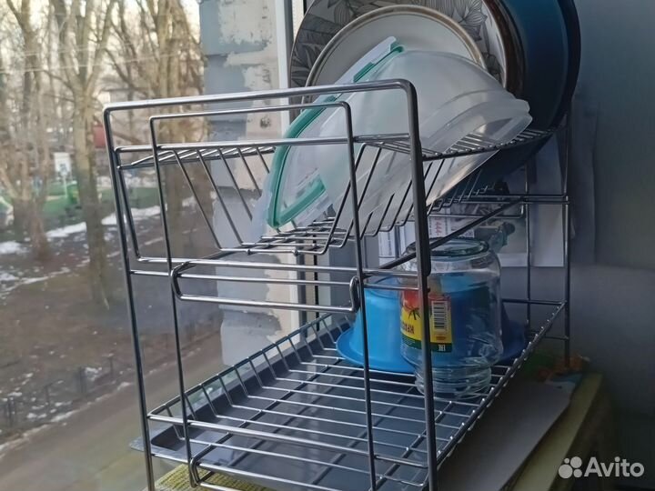 Сушилка для посуды настольная как новая