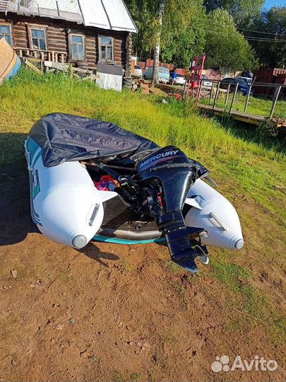 Лодка пвх нднд 350 Gladiator и мотор Mercury 8