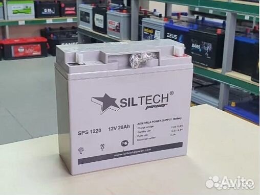 Аккумулятор ибп siltech SPS 1220 12V 20Ah