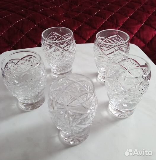 Рюмки хрусталь, стекло