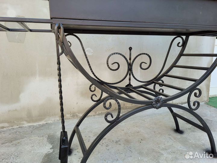 Мангал стационарный стальной на заказ