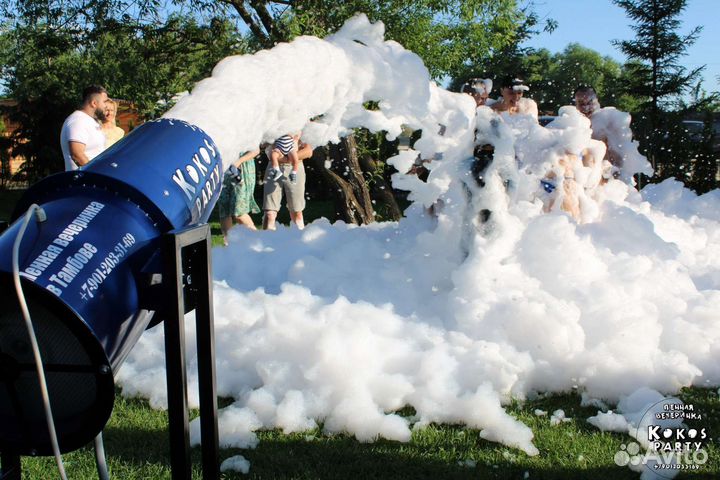 Пенная вечеринка пенное шоу аниматоры