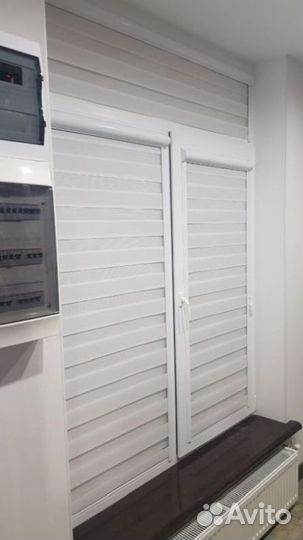 Рулонные шторы день ночь зебра Q841Y-X87563