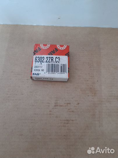 Подшипник 6302 2ZRC3 FAG Закрытый- Увеличен теплов