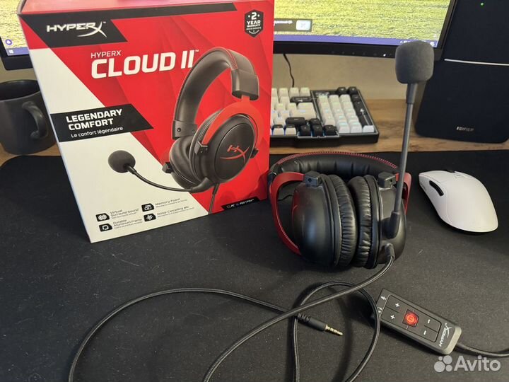 Игровые наушники hyperx cloud 2